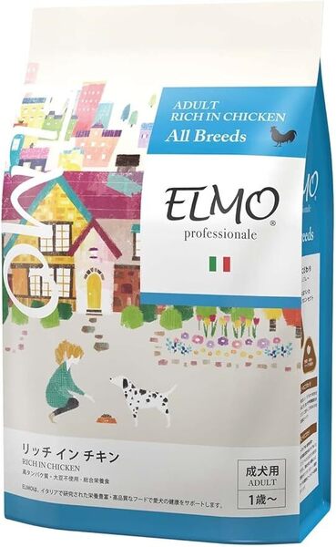 合計6㎏ 新品・未開封☆エルモ ELMO リッチインチキン 成犬用ドッグフード 3㎏×2袋 ②