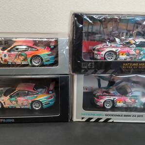 1/43 初音ミク グッドスマイルレーシング BMWZ4 ポルシェ911GT3 合計4台セット