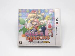 ニンテンドー3DS ソフト PUZZLE & DRAGONS(パズドラ) スーパーマリオブラザーズ エディション ケース付き ゲームソフト【3-85】