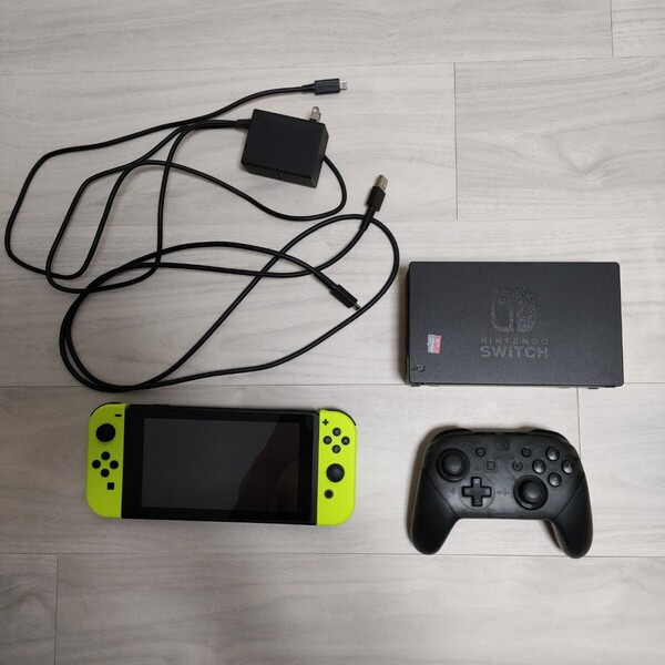 Nintendo Switch 本体 SDカード プロコン セット イエロー