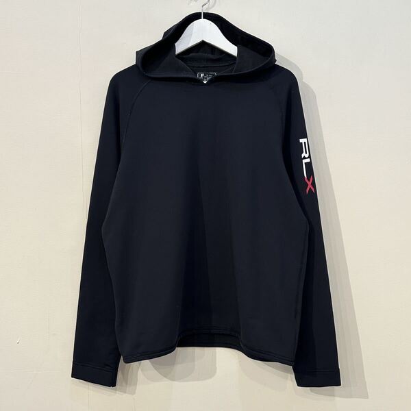 90s old RLX Mixed Nylon Hoodie Parka 90年代 オールド ビンテージ ナイロン パーカ フーディー ポロ ラルフローレン POLO Ralph Lauren
