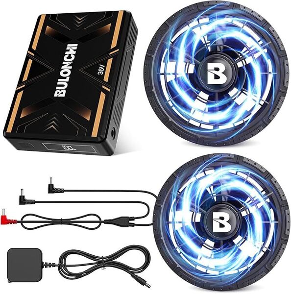 【新品未使用】36V 30000mAh 高出力 大容量 ファンバッテリーセット バートル 風神服使用可能 空調服用 90mm穴径対応 2025年版