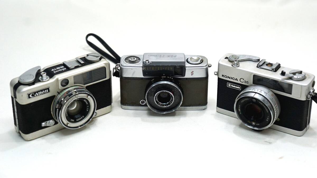 整備済 美品】キャメル Canon Demi EE17 露出計OK #1322 整備済