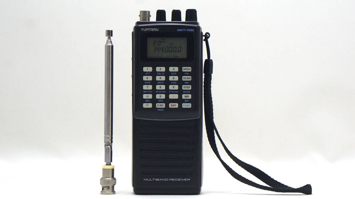 ユピテル 広帯域受信機 MVT-7100 動作品です。 Yahoo!オークション -「mvt 7100」の落札相場・落札価格