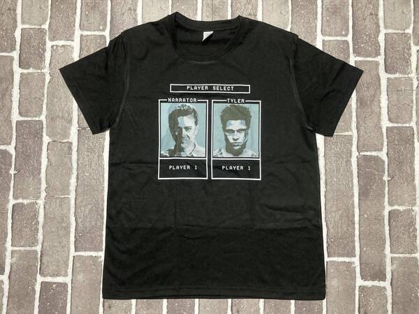 ▲棚:V_H7【Tシャツ ファイト・クラブ (ブラッド・ピット、エドワード・ノートン 主演) Mサイズ 】sa_wjig