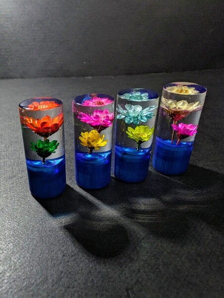 キャリィトラック da52t da63t da16tアクセサリー 水中花カーアクセサリー 水中花シフトノブ
