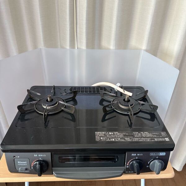 Rinnai リンナイ グリル付きKSR562BKR 2019年製 都市ガス用 ガステーブル