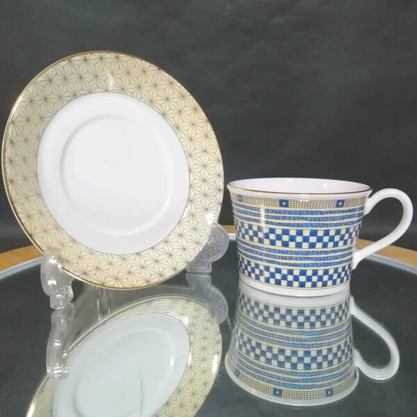 美品◇自宅保管 ウェッジウッド サムライ カップ&ソーサー デルフィ WEDGWOOD