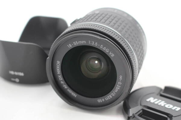 極美品◆Nikon ニコン AF-P NIKKOR DX 18-55mm F3.5-5.6G VR◆1640-0715
