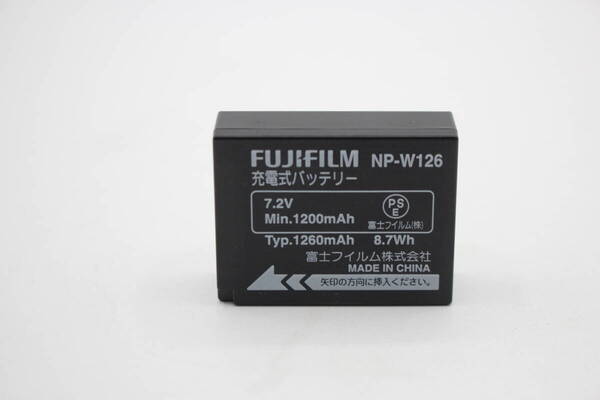 送料無料◆FUJIFILM フジフイルム NP-W126 純正バッテリー◆SHP6A-0723