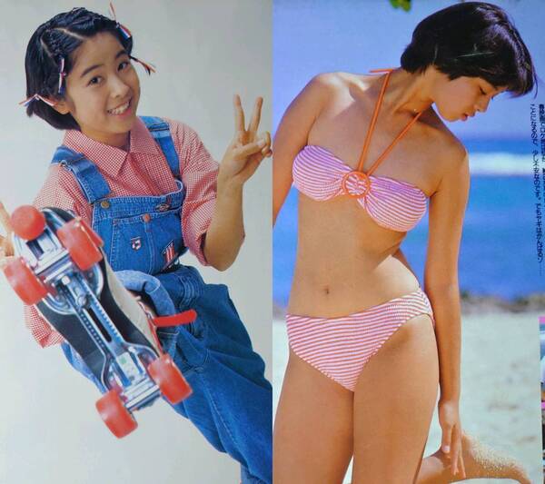 ② 八木さおり 1985年〜1989年 大量 切り抜き ファイル 2冊 120P