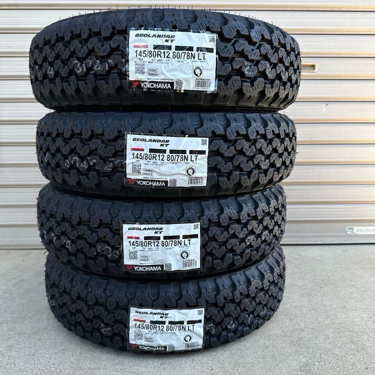 2022年製ヨコハマY355 145R12 6PR 中古4本　軽トラ軽バン 2022年製ヨコハマY355 145R12 6PR 中古4本 軽トラ軽バン 2025年