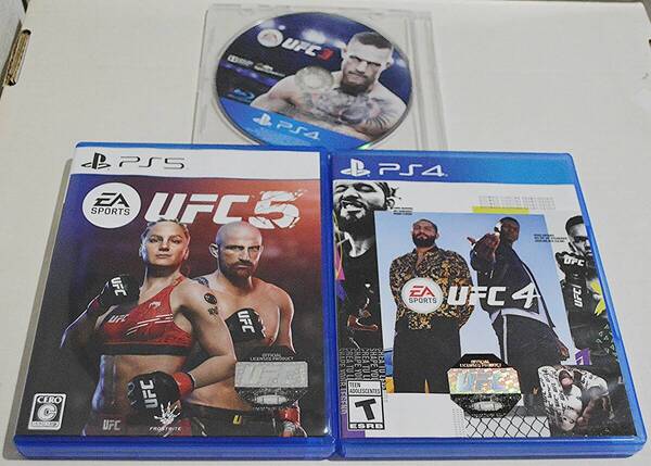 動作品/PS5/PS4/UFC 3 4 5 セット