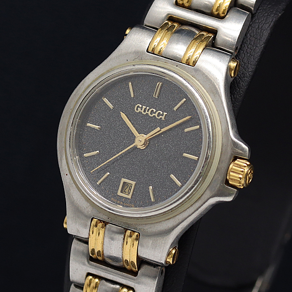 GUCCI グッチ レディース腕時計 9040L 黒文字盤 Yahoo!オークション -「グッチ 9040l」の落札相場・落札価格