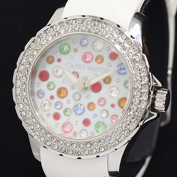 Capri Watch カラフルストーン 腕時計 Yahoo!オークション -「カプリウォッチ」の落札相場・落札価格