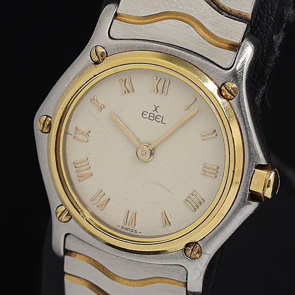 最終お値下 EBEL レディース 純正コマ3付 gold とss コンビ Yahoo!オークション -「エベル 時計」(アクセサリー、時計) の