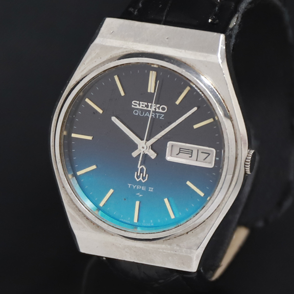 セイコー　SEIKO☆タイプⅡ☆ブルーグラデーション☆7123-7070 WTS] Seiko Type II 7123-7070 Gradient Blue dial