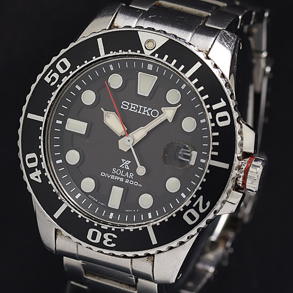 SEIKO プロスペック ソーラー V157-0BT0 黒文字盤 2025年最新】Yahoo!オークション -v157-0bt0の中古品・新品・未