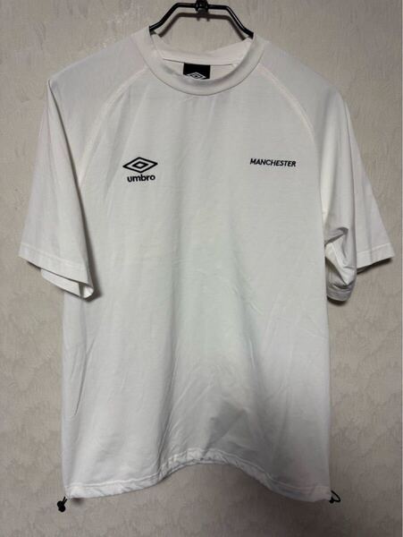 アンブロ UMBRO PUBLUX ラッシュガード クルーネック Tシャツ Mサイズ ホワイト 白 ted マンチェスター