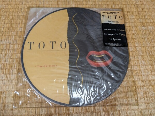 希少ピクチャー盤!USオリジナルLP!TML刻印有 TOTO / Isolation 84年【Columbia 9C9 39911】80‘S ロック Rock AOR Jeff Porcaro