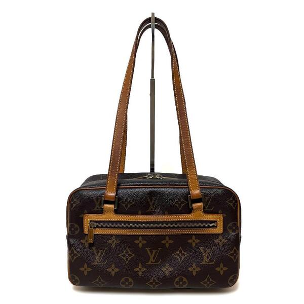 Louis Vuitton ルイヴィトン シテMM モノグラム ショルダーバッグ PVC レザー M51182 ベタなし