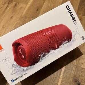 N312新品未使用品◎モバイルバッテリー機能付きポータブル防水ワイヤレススピーカー JBL CHARGE5 チャージ レッド RED ジェービーエル 万能