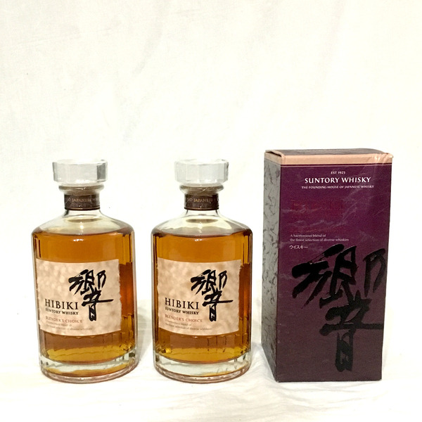 サントリー 響 ブレンダーズチョイス 700ml 43% 2本セット 2021年流通品 マイレージ付き HIBIKI BLENDER'S CHOICE SUNTORY