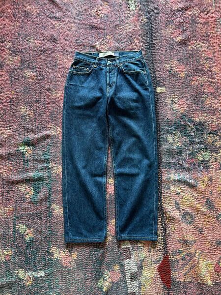 GAP ORIGINAL FIT STRAIGHT JEANS オールド ギャップ デニムパンツ ジーンズ w28 インディゴブルー ボタンフライ 古着