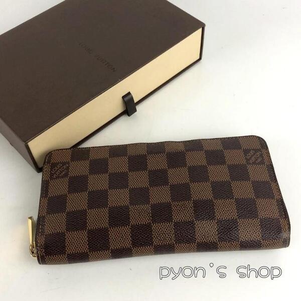 LOUIS VUITTON ルイヴィトン ダミエ ジッピーウォレット 長財布