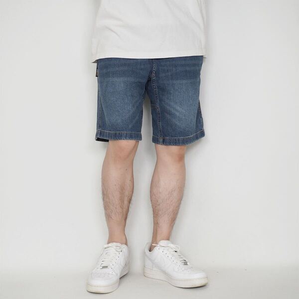 GRAMICCI × BEAMS 別注 コーデュラデニム ショーツ【S】MEDIUM USED グラミチ ビームス コラボ ショートパンツ ストレッチ GMP4-S2078