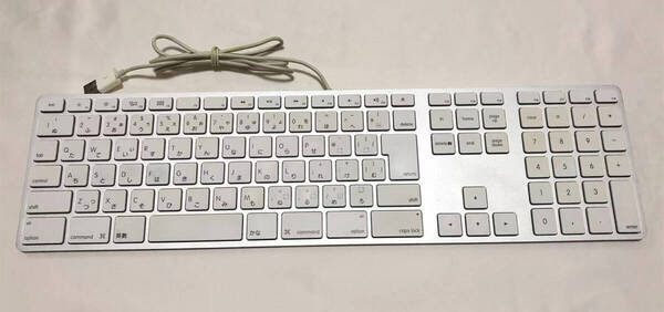 Apple純正USB キーボード A1243 日本語配列 テンキー付