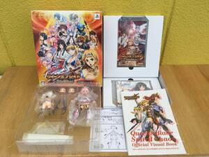 新品 PSP クイーンズブレイド スパイラルカオス 激闘パック 特典 フィギュア figma キュート やられボイスCD オフィシャルビジュアルブック