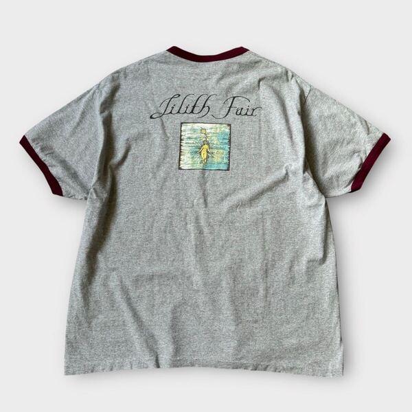 00s Lilith Fair Music Tour Tee made in Canada / 2000年代 リリスフィア ミュージック ツアー リンガーTシャツ シングル カナダ製