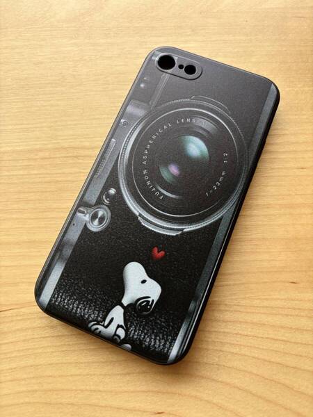 即決◆iPhone 8/iPhone 7/SE(第2世代)(第3世代)用ケース◆立体感ある◆スヌーピー◆フジフイルム*フジノンレンズをお好きな方に◆一点のみ