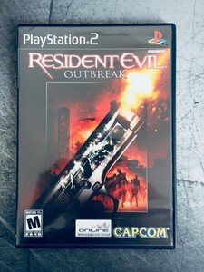 Resident Evil: Outbreak Sony PlayStation 2 PS2 CIB w/ Manual & Reg Card - Tested 海外 即決