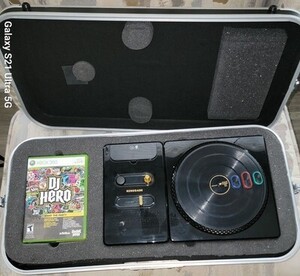 DJ Hero Xbox360 Game And Stand 海外 即決