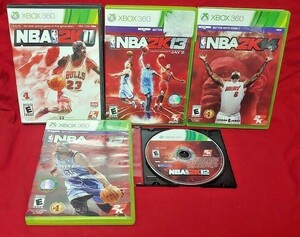 XBOX 360 Sport Game Lot NBA Basketball 2K11 2K12 2K13 2K14 2K15 Tested 2K Sports 海外 即決