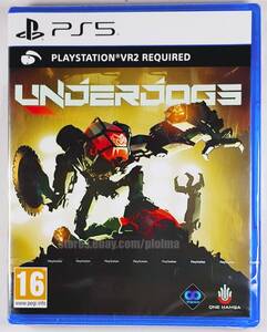 UNDERDOGS New PS5 Game (PlayStation VR2 REQUIRED) PlayStation 5 EU Release VR 海外 即決