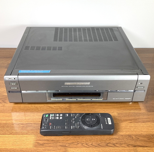 Hi8+S・VHSビデオデッキ ソニー WV-SW1 リモコン付き