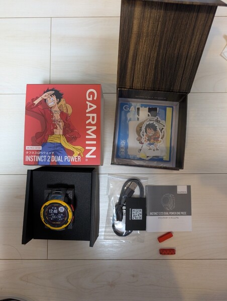 GARMIN Instinct 2 Dual Power ONE PIECE モンキー D ルフィ モデル ガーミン 欠品無し 1部未使用