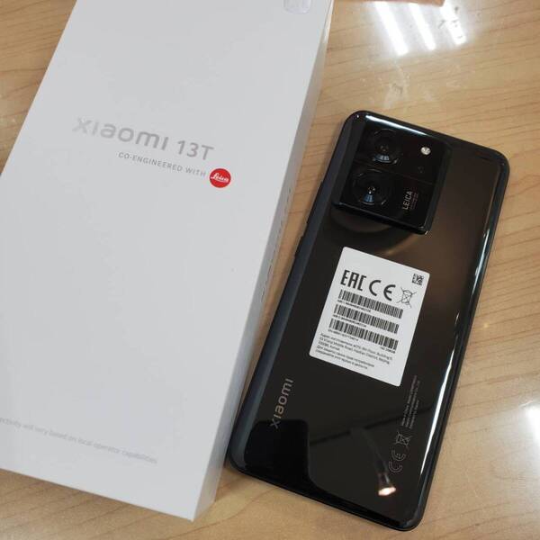 新品同様品!Xiaomi 13T ブラック 12GB/256GB グローバル版 Leica SIMフリー 送料込 即決!!