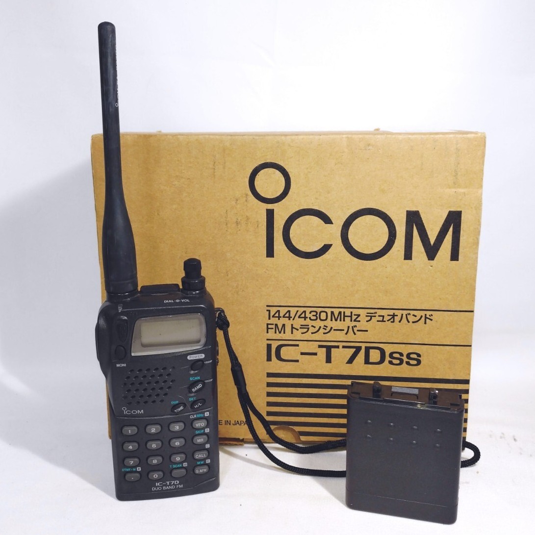 ICOM IC-S7Dss MHz 無線機デュオバンド FMトランシーバー Yahoo!オークション -「t7」(アマチュア無線) の落札相場・落札価格