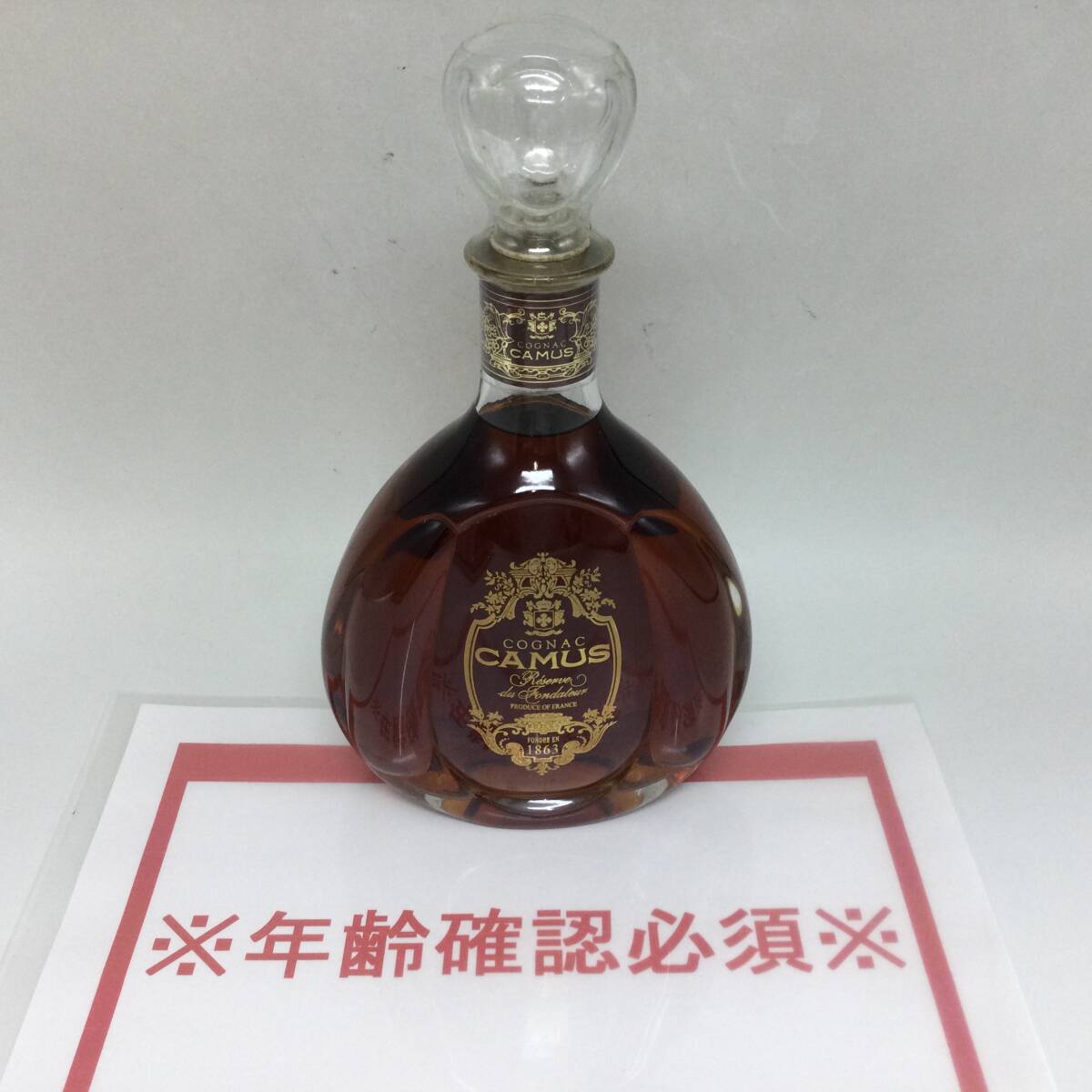 CAMUS Baccarat カミュ 1863 コニャック ブランデー 古酒 Yahoo!オークション -「camus 1863」(コニャック) (ブランデー