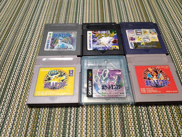 ポケットモンスター 赤 黄 金 銀 クリスタル/ポケモン POKEMON ゲームボーイ GAME BOY