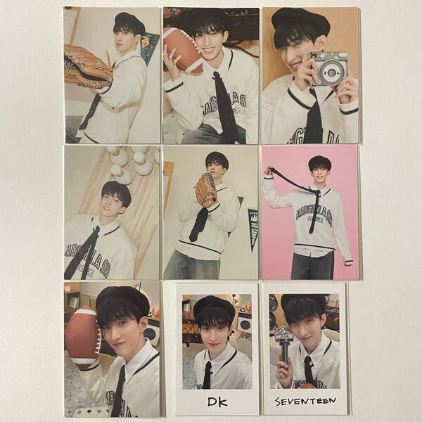 SEVENTEEN DK ドギョム HOLIDAY トレカ インスタントフォト 9枚 コンプ 検) セブチ ペンミ フォトカード