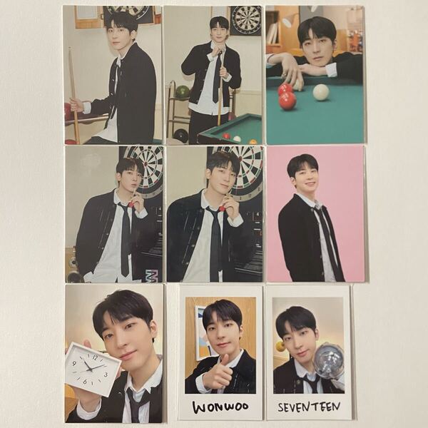 SEVENTEEN ウォヌ HOLIDAY トレカ インスタントフォト 9枚 コンプ 検) セブチ ペンミ フォトカード