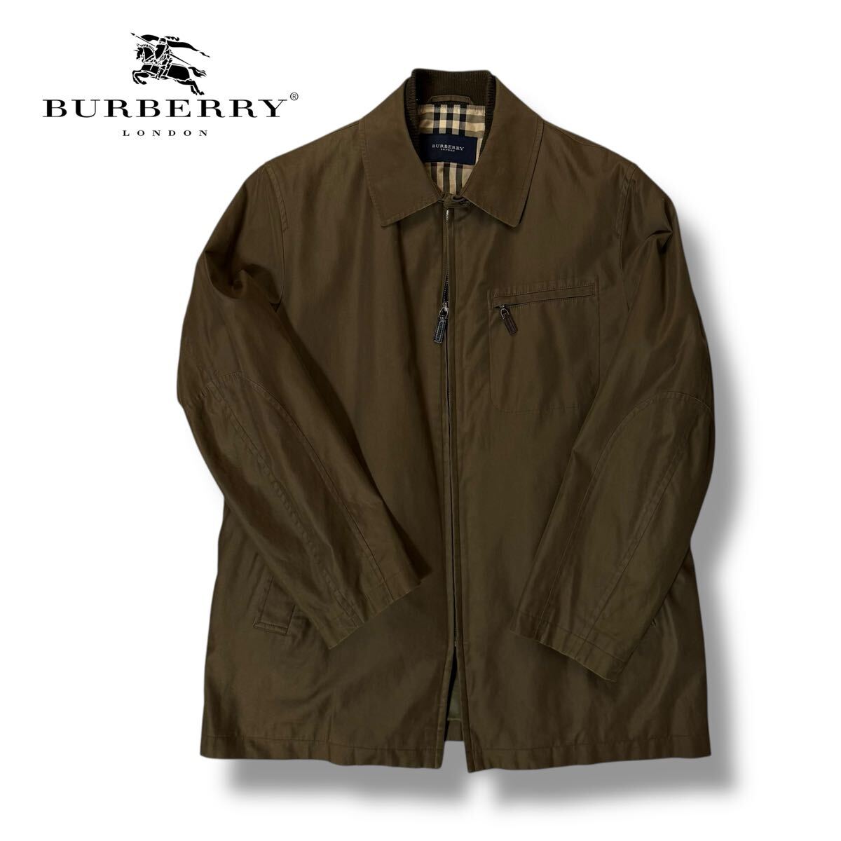 じょじょ丸 ⭐️バーバリーズ　ウールブルゾン　ノバチェック　中綿　ビンテージ BURBERRY'S Burberry's バーバリーズ リバーシブル ノバチェック