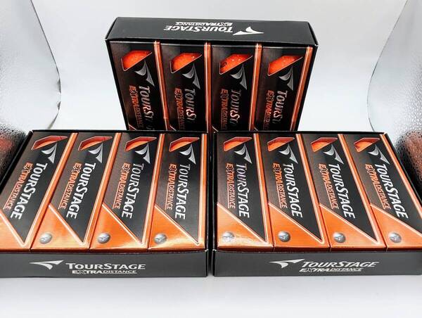 【新品未使用】ブリヂストン TOURSTAGE EXTRA DISTANCE ゴルフボール(オレンジ)12球 ×3箱セット