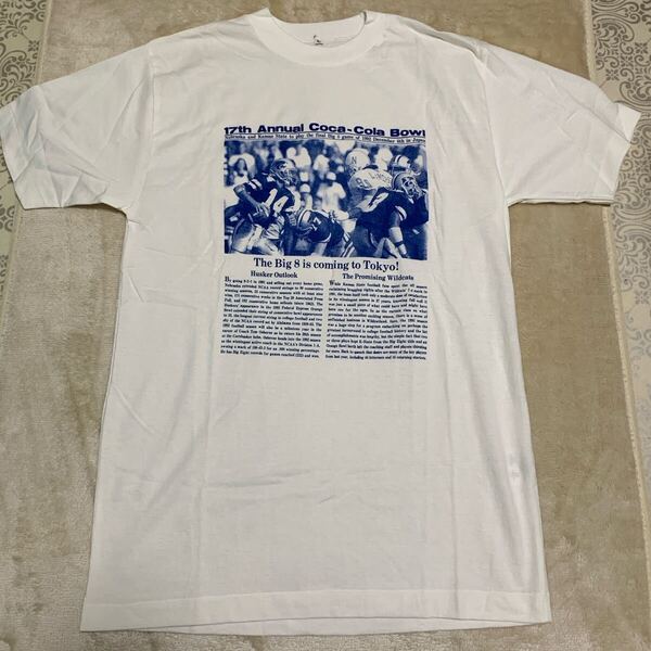 【未使用】 90s コカコーラボウル アメリカンフットボール Tシャツ Lサイズ デッドストック