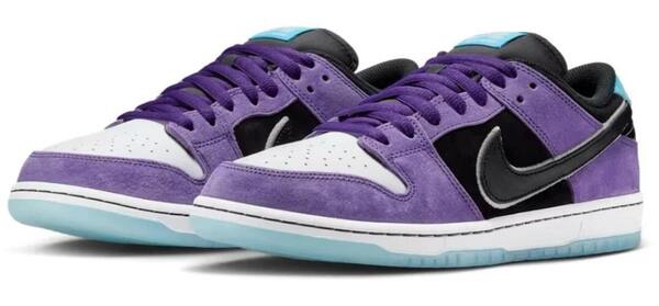 新品 未開封 Hayley Wilson × Nike SB Dunk Low Pro ヘイリー・ウィルソン × ナイキ ダンク プロ 26cm ブラック アンド コートパープル